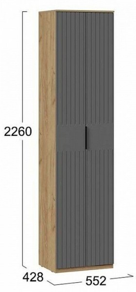 Шкаф платяной Хилтон Исп. 2 в Ижевске - izhevsk.mebel24.online | фото 6