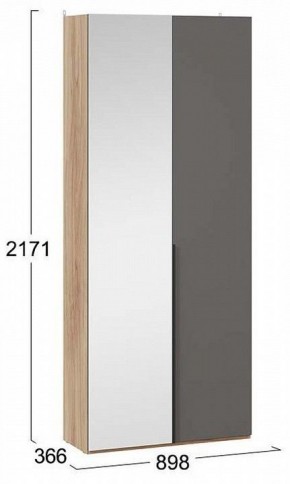 Шкаф платяной Порто СМ-393.07.225 в Ижевске - izhevsk.mebel24.online | фото 3