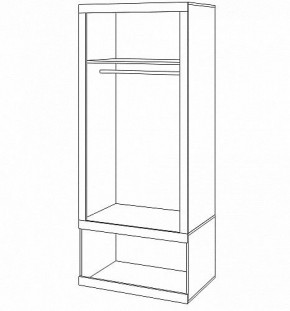 Шкаф платяной Toivo ШК90/60 Д в Ижевске - izhevsk.mebel24.online | фото 2