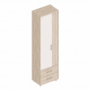 ГРАФ Шкаф 2-х створчатый с 2 ящиками (перламутр) в Ижевске - izhevsk.mebel24.online | фото