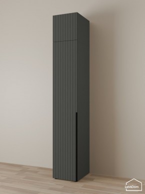 Шкаф с антресолью Linnea MHR-1A-2 2450х400х510 (Графит-М 11.1.25) в Ижевске - izhevsk.mebel24.online | фото