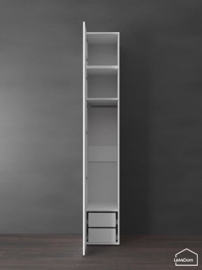 Шкаф с антресолью Linnea MHR-1POA-3 2450х400х510 (Белый-М 11.1.1) в Ижевске - izhevsk.mebel24.online | фото 5