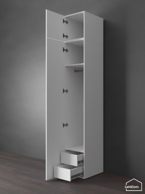 Шкаф с антресолью Linnea MHR-1POA-3 2450х400х510 (Белый-М 11.1.1) в Ижевске - izhevsk.mebel24.online | фото 6