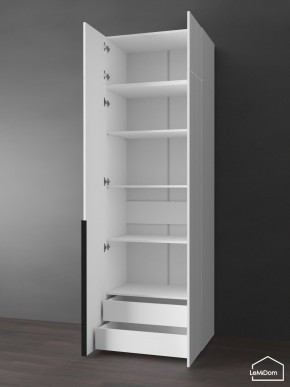 Шкаф с антресолью Linnea MHR-2A-4 2450х800х510 (Белый-М 11.1.1) в Ижевске - izhevsk.mebel24.online | фото 5