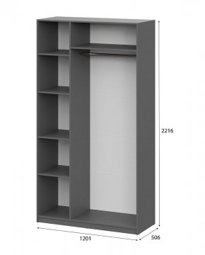 Шкаф ШК-5 (1200) Графит серый в Ижевске - izhevsk.mebel24.online | фото 5