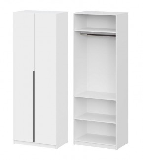 Шкаф ШК-5 + 2 полки (800) Белый текстурный в Ижевске - izhevsk.mebel24.online | фото