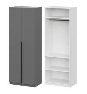 Шкаф ШК-5 + 2 полки (800) Графит серый в Ижевске - izhevsk.mebel24.online | фото