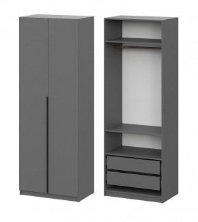 Шкаф ШК-5 + 2 полки + ящики (800) Графит в Ижевске - izhevsk.mebel24.online | фото 1