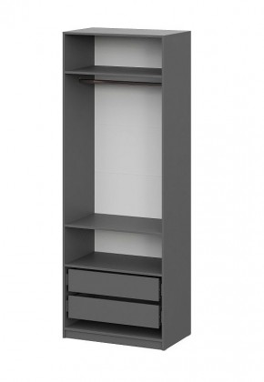 Шкаф ШК-5 + 2 полки + ящики (800) Графит в Ижевске - izhevsk.mebel24.online | фото 4