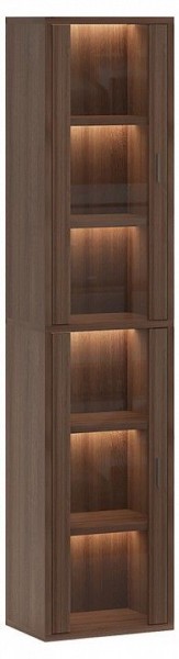 Шкаф-витрина Домино СУ(ш1в2)+2ФС в Ижевске - izhevsk.mebel24.online | фото