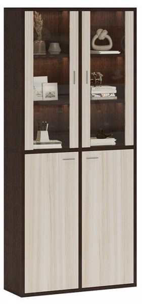 Шкаф-витрина Домино СУ(ш2в2)+2ФС+2ФГ в Ижевске - izhevsk.mebel24.online | фото 2
