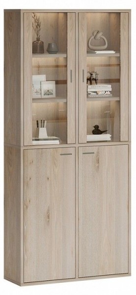 Шкаф-витрина Домино СУ(ш2в2)+2ФС+2ФГ в Ижевске - izhevsk.mebel24.online | фото 2