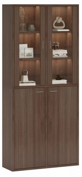 Шкаф-витрина Домино СУ(ш2в2)+2ФС+2ФГ в Ижевске - izhevsk.mebel24.online | фото 2