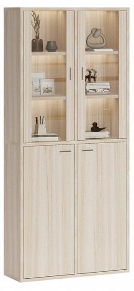 Шкаф-витрина Домино СУ(ш2в2)+2ФС+2ФГ в Ижевске - izhevsk.mebel24.online | фото 2