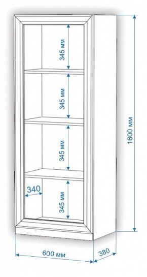 Шкаф-витрина Нобиле ВтН-ФСД в Ижевске - izhevsk.mebel24.online | фото 2