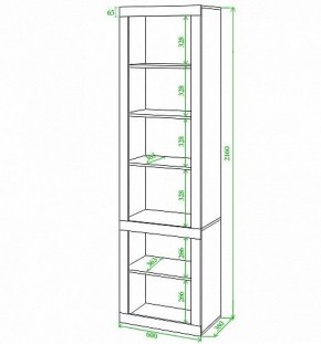 Шкаф-витрина Toivo ВтВ-ФС в Ижевске - izhevsk.mebel24.online | фото 2