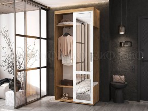 СТЕЛЛА-1 Прихожая (ЛДСП) дуб крафт/белый в Ижевске - izhevsk.mebel24.online | фото 3