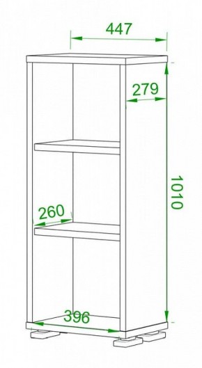 Стеллаж Домино нельсон ПУ-10-1 в Ижевске - izhevsk.mebel24.online | фото 2