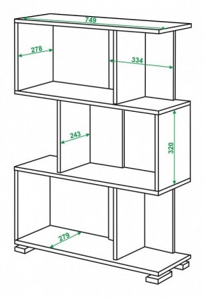 Стеллаж Домино нельсон СЛ-5-3 в Ижевске - izhevsk.mebel24.online | фото 2