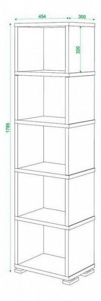 Стеллаж Домино СБ-15/5 в Ижевске - izhevsk.mebel24.online | фото 2