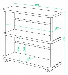 Стеллаж Домино СБ-25/2 в Ижевске - izhevsk.mebel24.online | фото 2