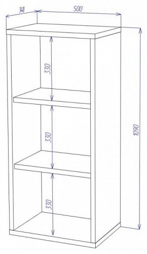 Стеллаж Домино СУ(ш1в1) в Ижевске - izhevsk.mebel24.online | фото 2