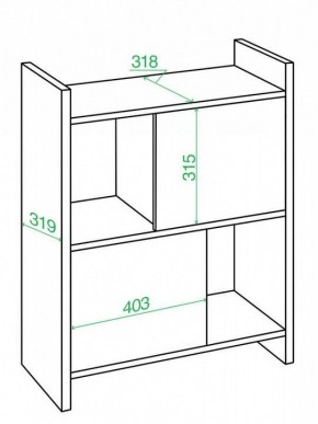 Стеллаж комбинированный Домино Лайт СТЛ-3Н в Ижевске - izhevsk.mebel24.online | фото 3