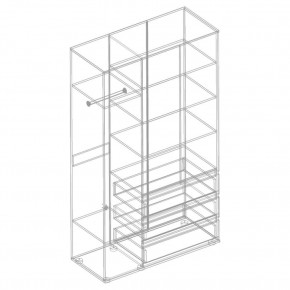 СТИЛ Шкаф 3-ств с 3 ящиками в Ижевске - izhevsk.mebel24.online | фото 2