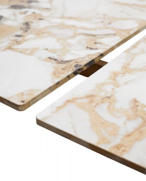 Стол ACERRA NEW 160 GLOSS GRAND JADE SOLID CERAMIC/ каркас цвета шампань, ®DISAUR в Ижевске - izhevsk.mebel24.online | фото 8