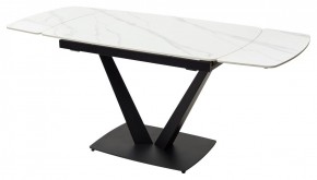 Стол ALATRI 120 MATT WHITE MARBLE SOLID CERAMIC / BLACK, ®DISAUR в Ижевске - izhevsk.mebel24.online | фото 10