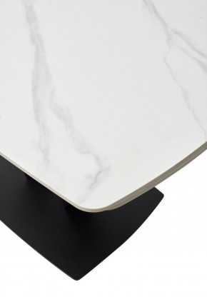 Стол ALATRI 120 MATT WHITE MARBLE SOLID CERAMIC / BLACK, ®DISAUR в Ижевске - izhevsk.mebel24.online | фото 11