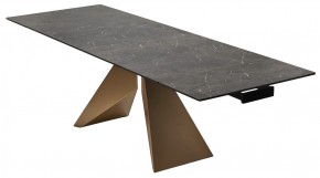 Стол ALES 180 BLACK GRAVE SOLID CERAMIC, керамика / бронзовый, ®DISAUR в Ижевске - izhevsk.mebel24.online | фото 7