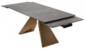 Стол ALES 180 BLACK GRAVE SOLID CERAMIC, керамика / бронзовый, ®DISAUR в Ижевске - izhevsk.mebel24.online | фото 9