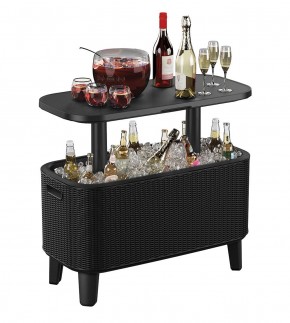 Стол Беви Бар (Bevy Bar Large Cool Bar), графит в Ижевске - izhevsk.mebel24.online | фото 3
