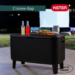 Стол Беви Бар (Bevy Bar Large Cool Bar), графит в Ижевске - izhevsk.mebel24.online | фото 4