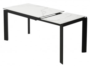 Стол CORNER 120 HIGH GLOSS STATUARIO керамика, стекло/ черный каркас, ®DISAUR в Ижевске - izhevsk.mebel24.online | фото 4