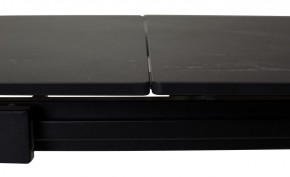 Стол CORNER 120 MATT BLACK MARBLE SOLID CERAMIC / BLACK, ®DISAUR в Ижевске - izhevsk.mebel24.online | фото 1