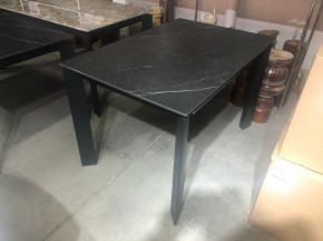 Стол CORNER 120 MATT BLACK MARBLE SOLID CERAMIC / BLACK, ®DISAUR в Ижевске - izhevsk.mebel24.online | фото 10