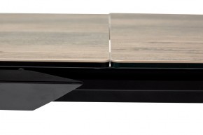 Стол CREMONA 140 KL-61 под дерево, итальянская керамика/ черный каркас, ®DISAUR в Ижевске - izhevsk.mebel24.online | фото 6