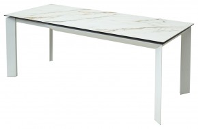 Стол CREMONA 160 KL-188 Контрастный мрамор / белый каркас, ®DISAUR в Ижевске - izhevsk.mebel24.online | фото 3