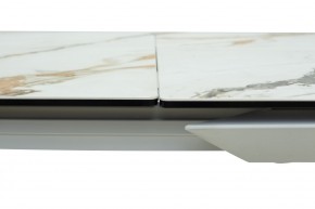 Стол CREMONA 160 KL-188 Контрастный мрамор / белый каркас, ®DISAUR в Ижевске - izhevsk.mebel24.online | фото 5