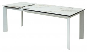 Стол CREMONA 160 KL-188 Контрастный мрамор / белый каркас, ®DISAUR в Ижевске - izhevsk.mebel24.online | фото 6