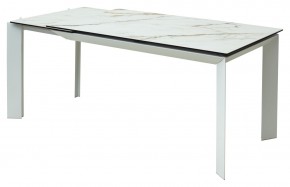 Стол CREMONA 160 KL-188 Контрастный мрамор / белый каркас, ®DISAUR в Ижевске - izhevsk.mebel24.online | фото 7