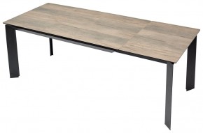 Стол CREMONA 180 KL-61 Под дерево, итальянская керамика / черный каркас, ®DISAUR в Ижевске - izhevsk.mebel24.online | фото 2