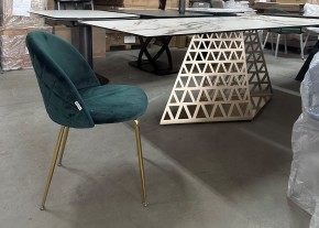 Стол ENNA 220 KL-188 Контрастный мрамор матовый, итальянская керамика/ каркас цвета шампань, ®DISAUR в Ижевске - izhevsk.mebel24.online | фото 7