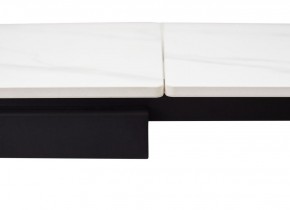 Стол FORIO 160 MATT WHITE MARBLE SOLID CERAMIC / BLACK, ®DISAUR в Ижевске - izhevsk.mebel24.online | фото 3