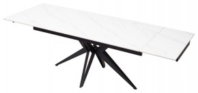 Стол FORIO 160 MATT WHITE MARBLE SOLID CERAMIC / BLACK, ®DISAUR в Ижевске - izhevsk.mebel24.online | фото 6