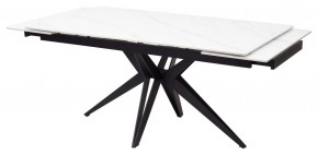 Стол FORIO 160 MATT WHITE MARBLE SOLID CERAMIC / BLACK, ®DISAUR в Ижевске - izhevsk.mebel24.online | фото 7