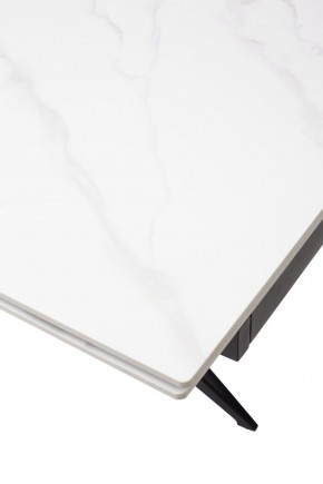 Стол FORIO 160 MATT WHITE MARBLE SOLID CERAMIC / BLACK, ®DISAUR в Ижевске - izhevsk.mebel24.online | фото 9