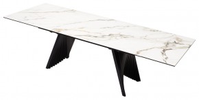 Стол IVAR 180 MARBLES KL-188 Контрастный мрамор, итальянская керамика, ®DISAUR в Ижевске - izhevsk.mebel24.online | фото 5